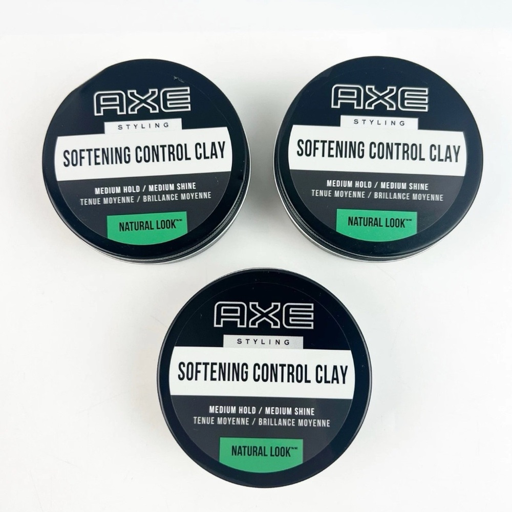 THREE Axe Natural Look Softening Control Clay Softening Medium Hold Medium Shine
